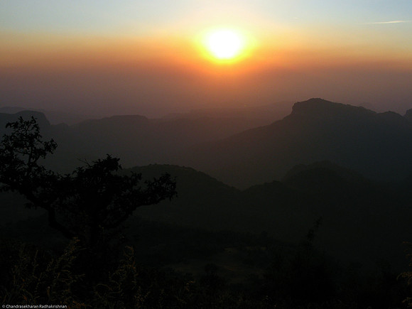 Sunset at Dhoopgand
