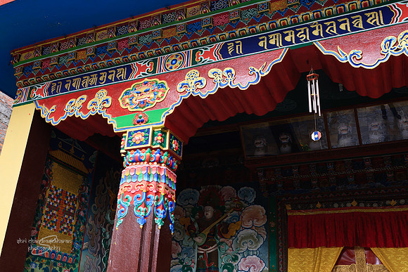 Buddhist Mural @ Boudhanath Stupa