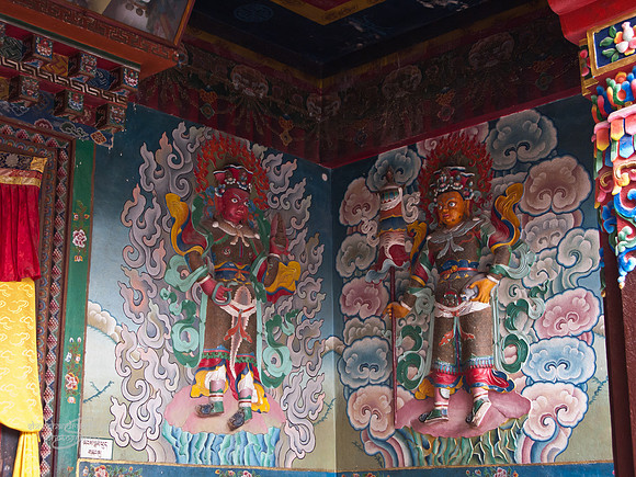 Buddhist Mural @ Boudhanath Stupa