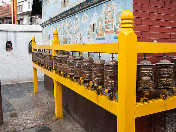 Prayer Wheels @ Boudhanath Stupa