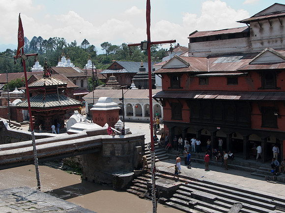 Ghats @ Pashupatinath Temple for performing final rites