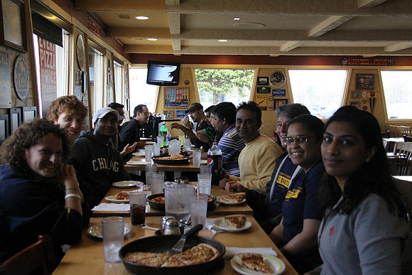 L to R: ?, Pat, Thani, Akshay, Dave, Annie?, Lavanya