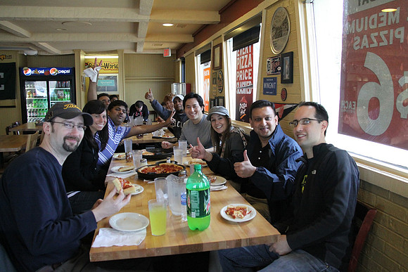 L to R: Mike, Sarah, Suresh, Thani, Qing, Jillian, Shri, Nathan