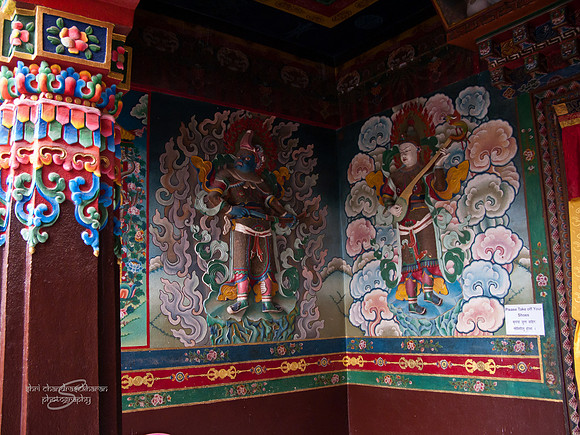 Buddhist Mural @ Boudhanath Stupa