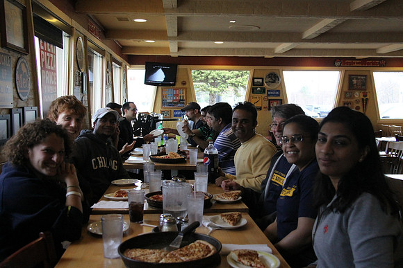L to R: ?, Pat, Thani, Akshay, Dave, Annie?, Lavanya