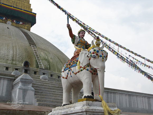 Gaurdians of Boudhanath Stupa