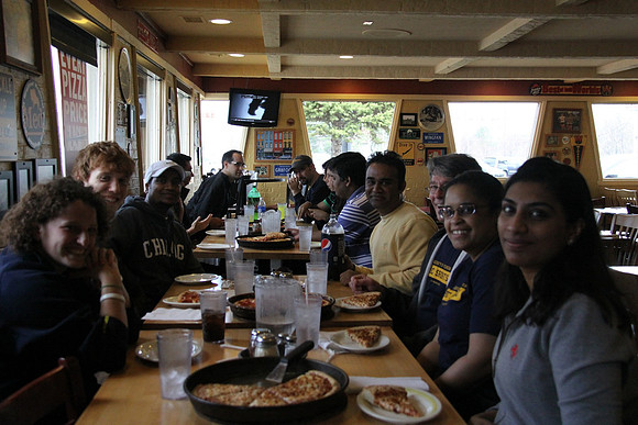 L to R: ?, Pat, Thani, Akshay, Dave, Annie?, Lavanya