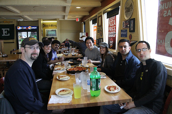 L to R: Mike, Sarah, Suresh, Qing, Jillian, Shri, Nathan
