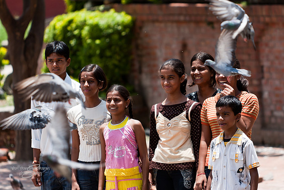 Kids @ Pashupatinath Temple