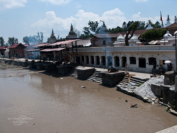 Ghats @ Pashupatinath Temple for performing final rites