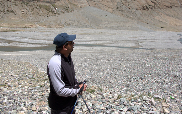 Taking a respite during the Mount Kailash Kora, North Western Himalayas, Tibet [4,788 m/15,710 ft]
