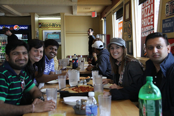 L to R: Nakul, Sarah, Suresh, Jillian, Shri